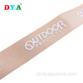 Logotipo personalizado 20mm Silicone Print Herringbone Poly Webbing